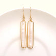 925 Silver Baroque Pearl Dangle Earrings