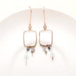 925 Silver Geometric Dangle Earrings