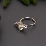925 Silver Raw Quartz Ring