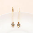 925 Silver Labradorite Dangle Earrings