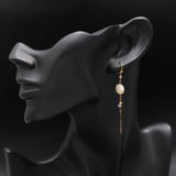 925 Silver Quartz Beaded Dangle Earrings