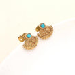 925 Silver Turquoise Stud Earrings