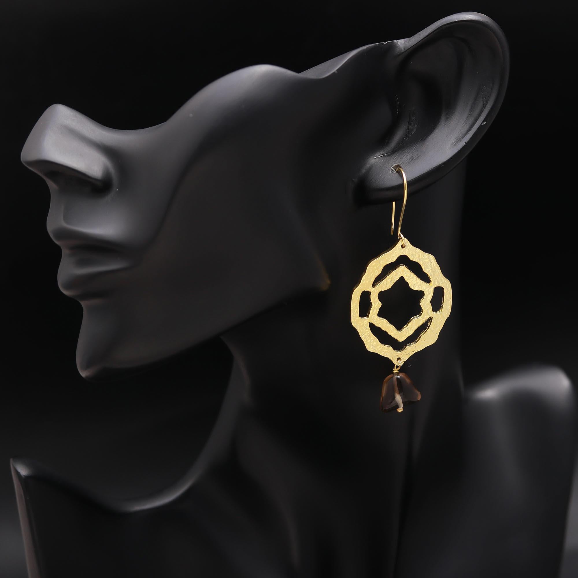 925 Silver Mandala Dangle Earrings