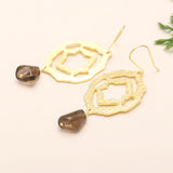 925 Silver Mandala Dangle Earrings