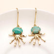 925 Silver Turquoise Dangle Earrings