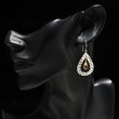 925 Silver Citrine Dangle Earrings