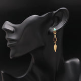 925 Silver Leaf Drop Earrings