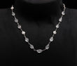 925 Silver Clear Quartz Beads Necklace