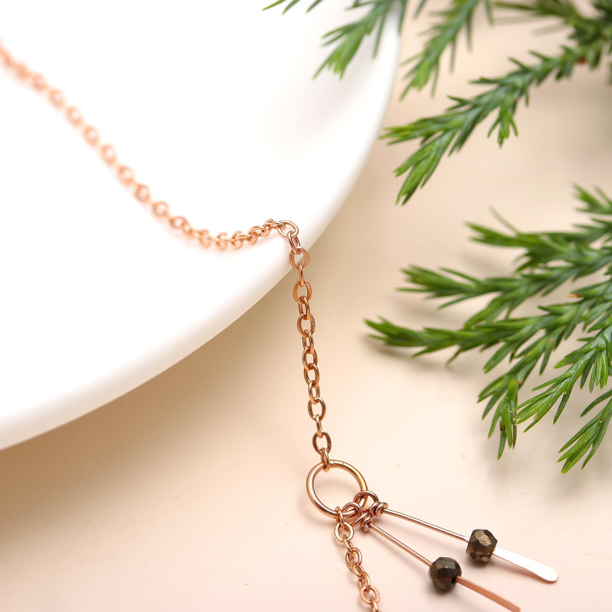 925 Silver Mixed Charm Lariat Necklace