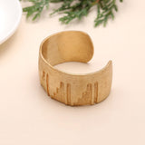 925 Silver Brushed Cuff Bracelet