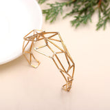 925 Silver Open Frame Cuff Bracelet
