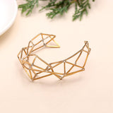 925 Silver Open Frame Cuff Bracelet
