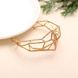 925 Silver Open Frame Cuff Bracelet