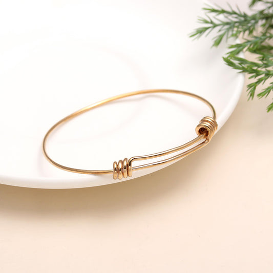 925 Silver Wire Wrap Bangle