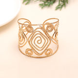 925 Silver Spiral Cuff Bracelet