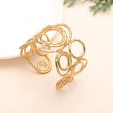 925 Silver Open Circle Cuff Bracelet
