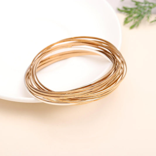 925 Silver Multi-Bangle Bracelet