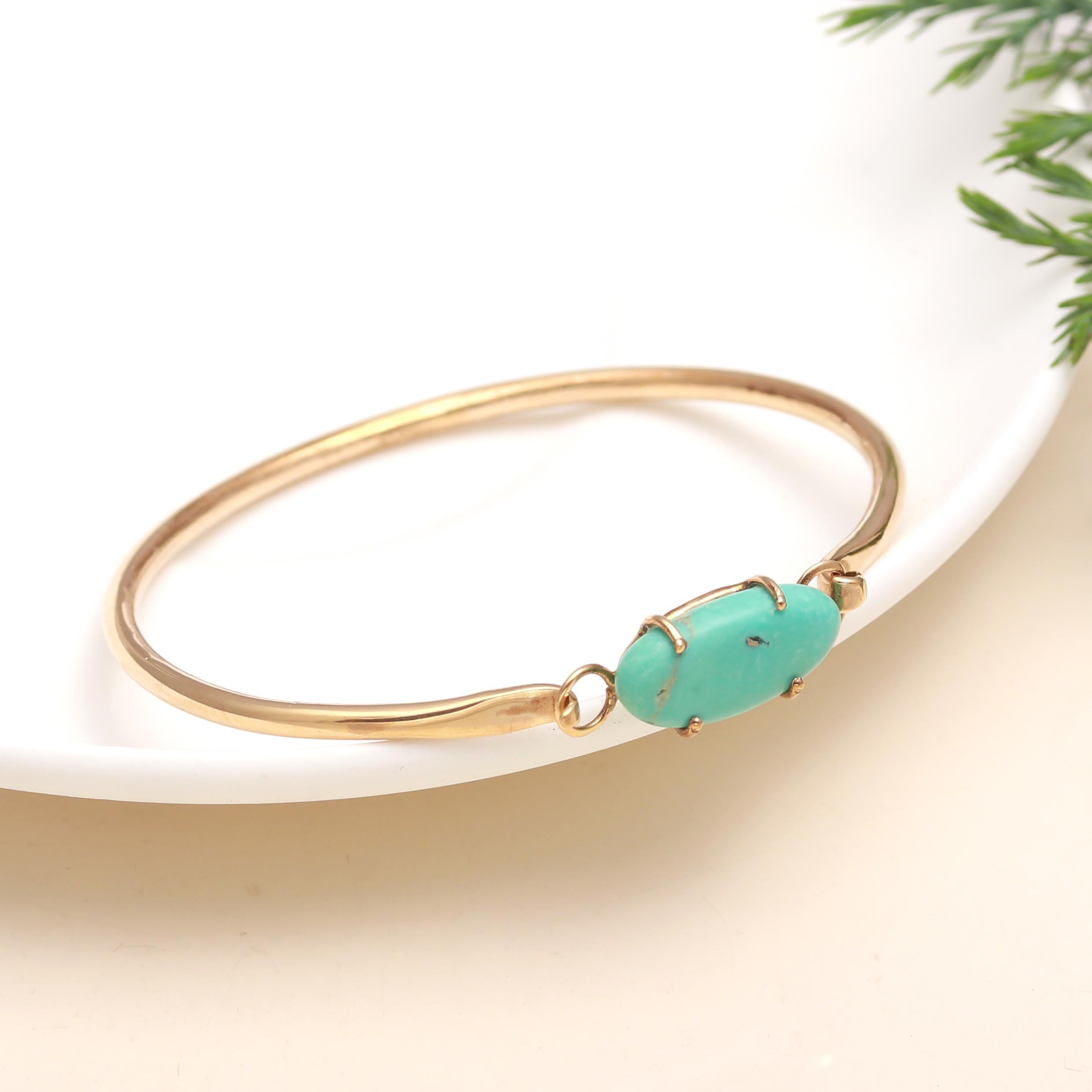 925 Silver Turquoise Bracelet