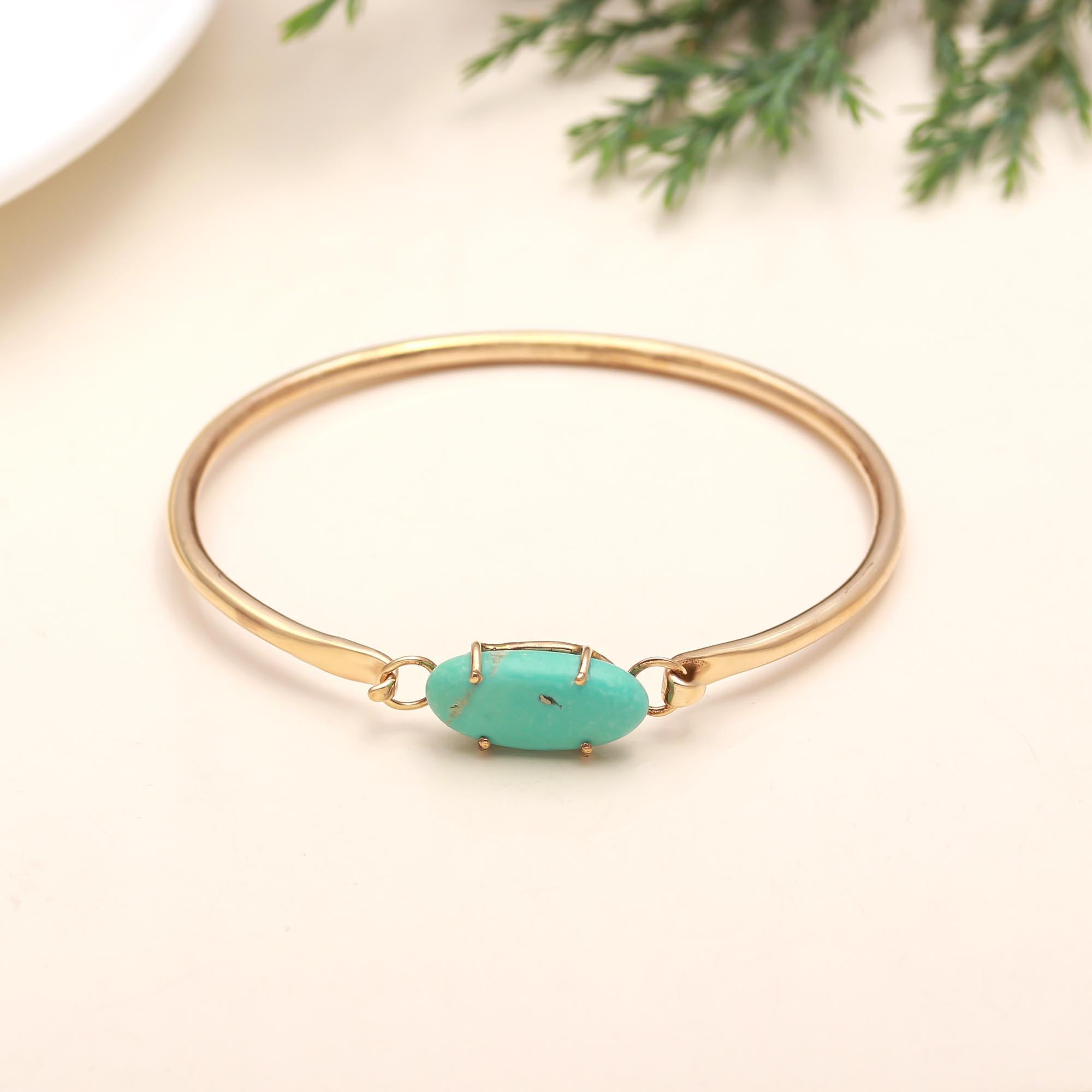925 Silver Turquoise Bracelet