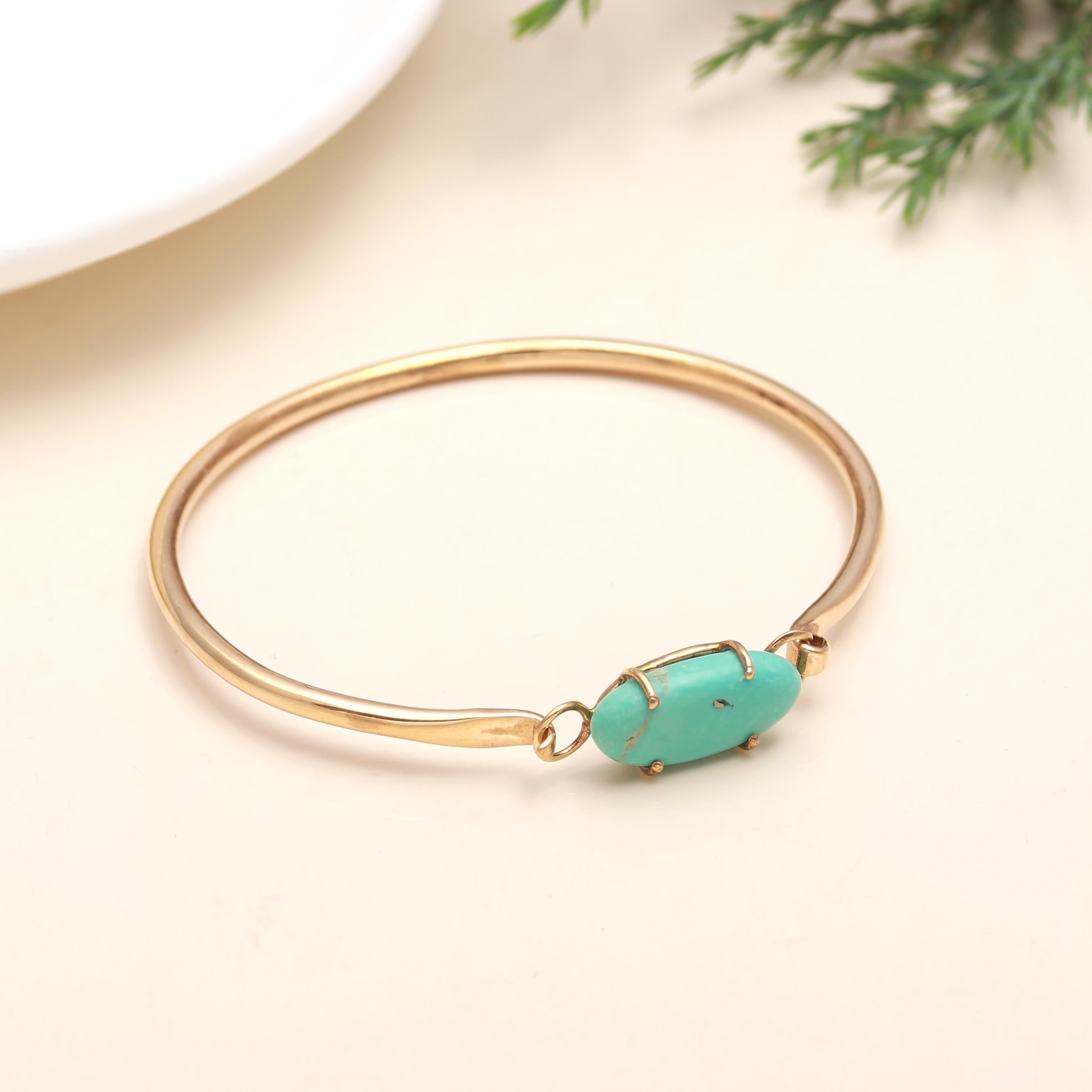925 Silver Turquoise Bracelet