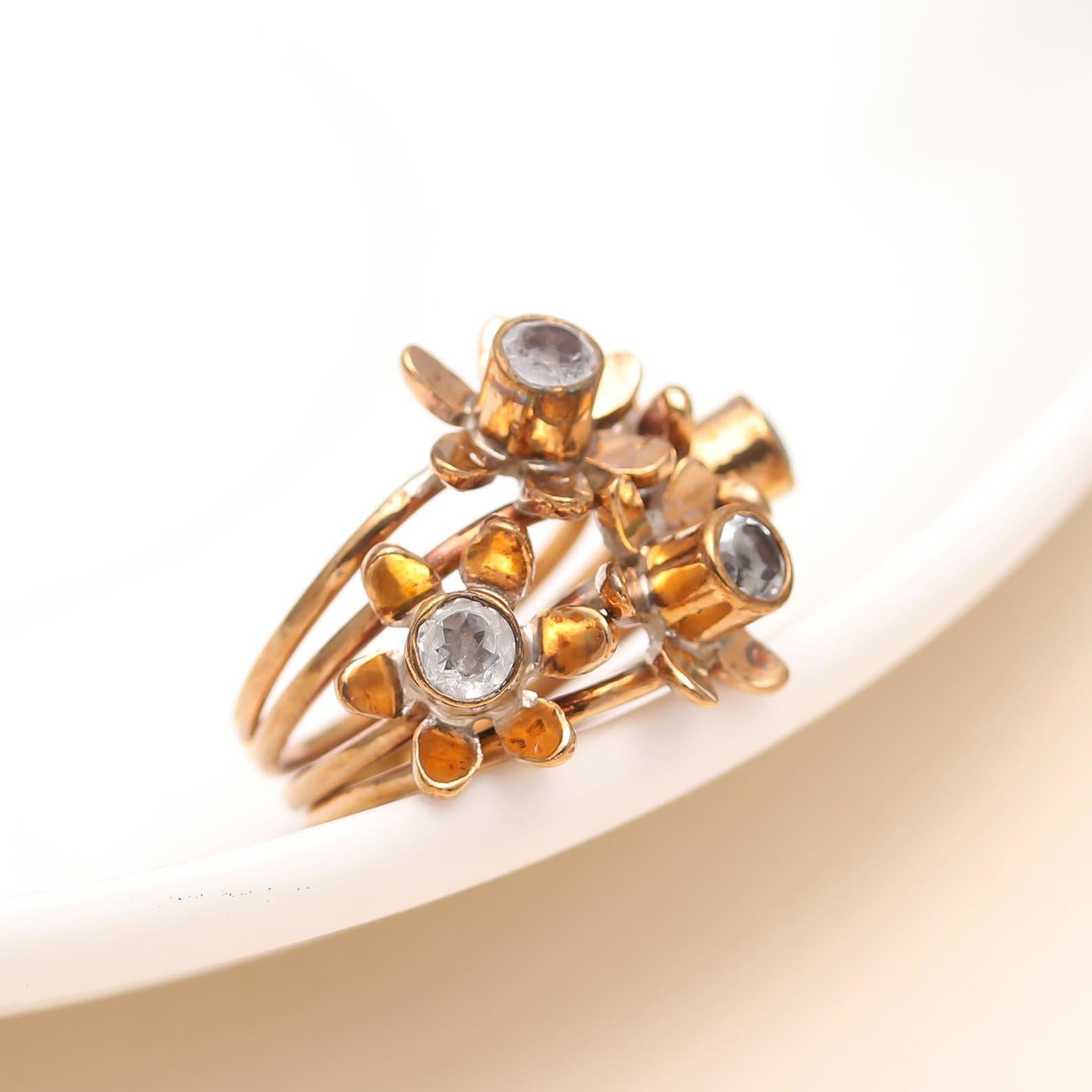 925 Silver Floral Ring