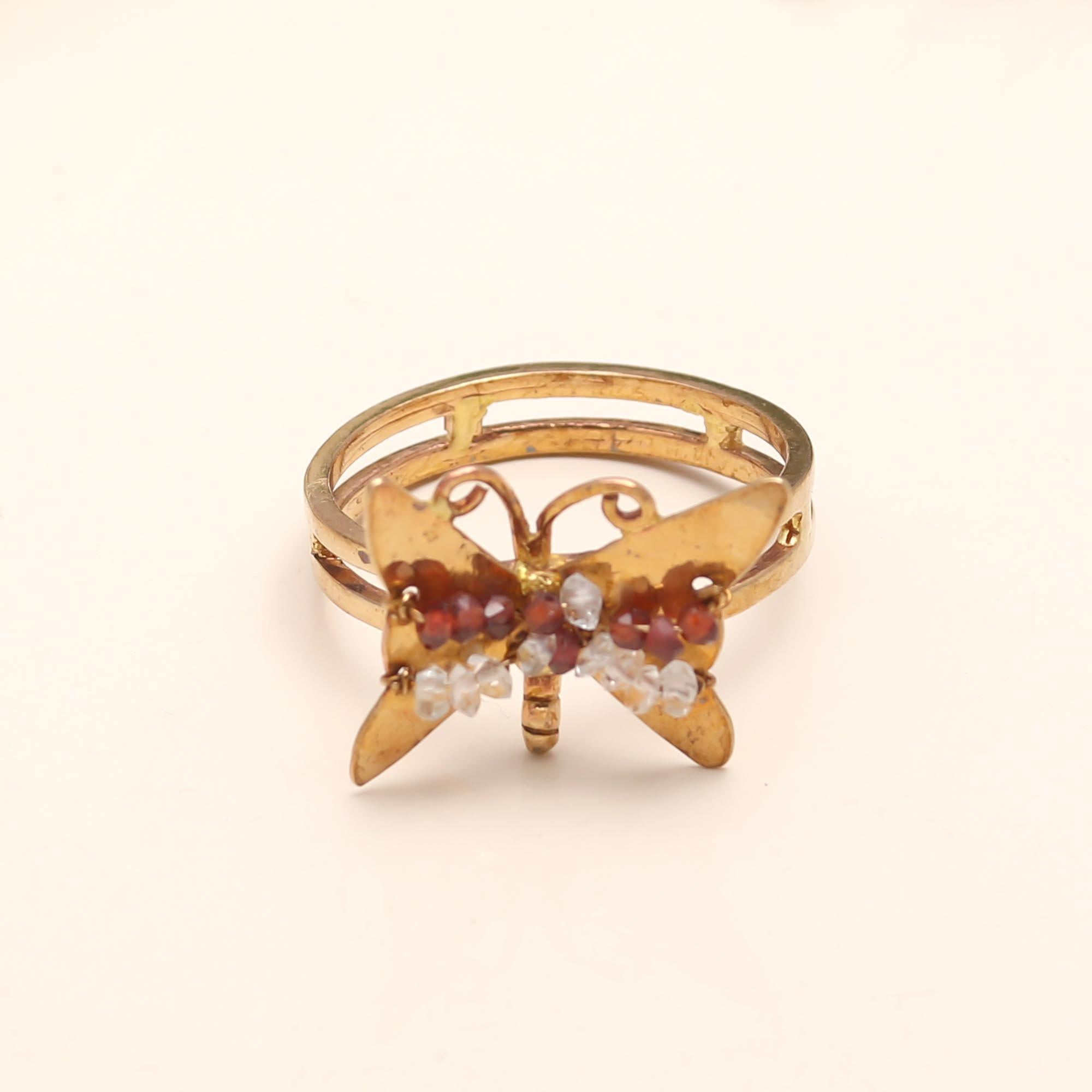 925 Silver Butterfly Ring