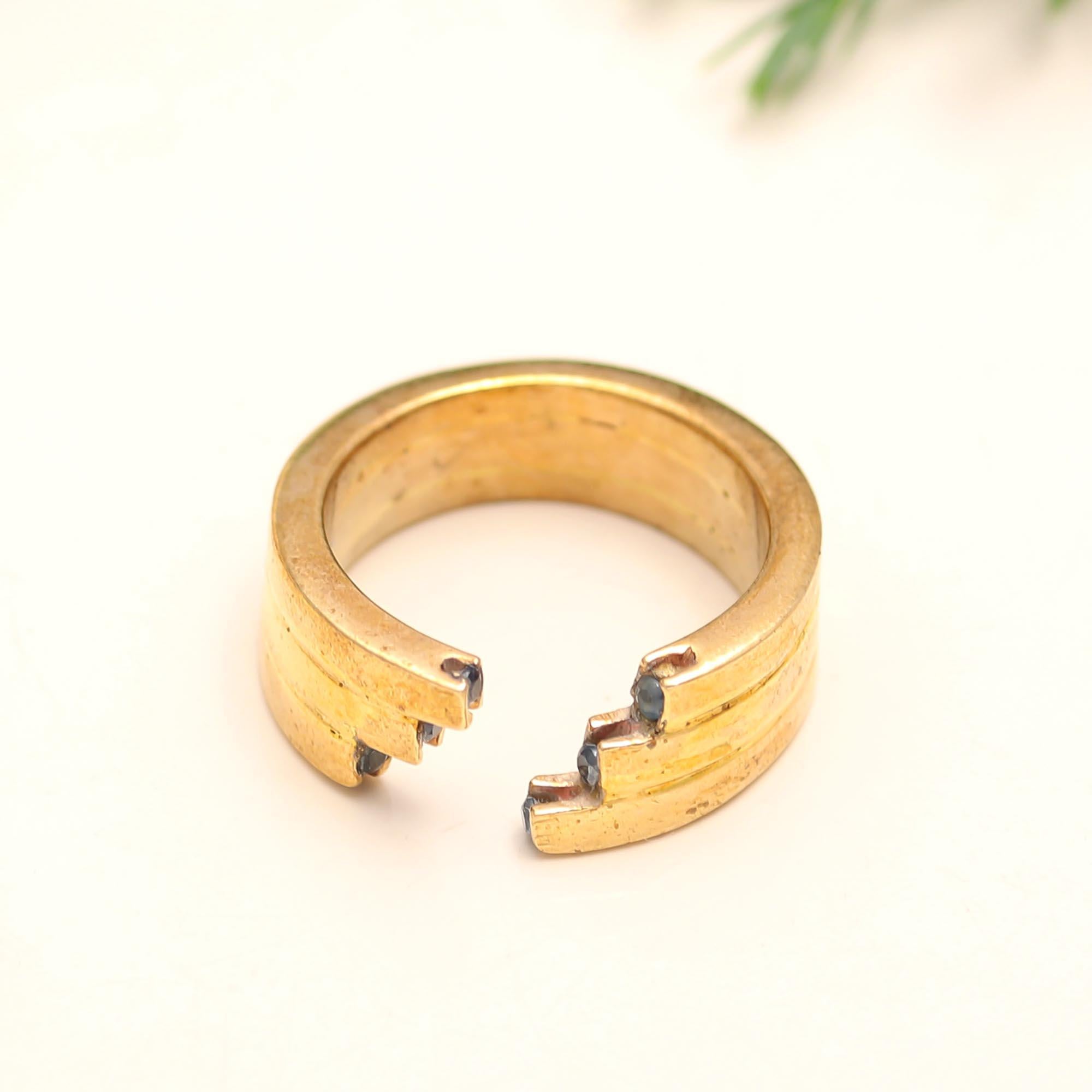 925 Silver Adjustable Band Ring
