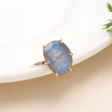 925 Silver Labradorite Ring