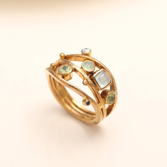 925 Silver Multi-Stone Ring
