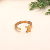 925 Silver Bar Open Ring