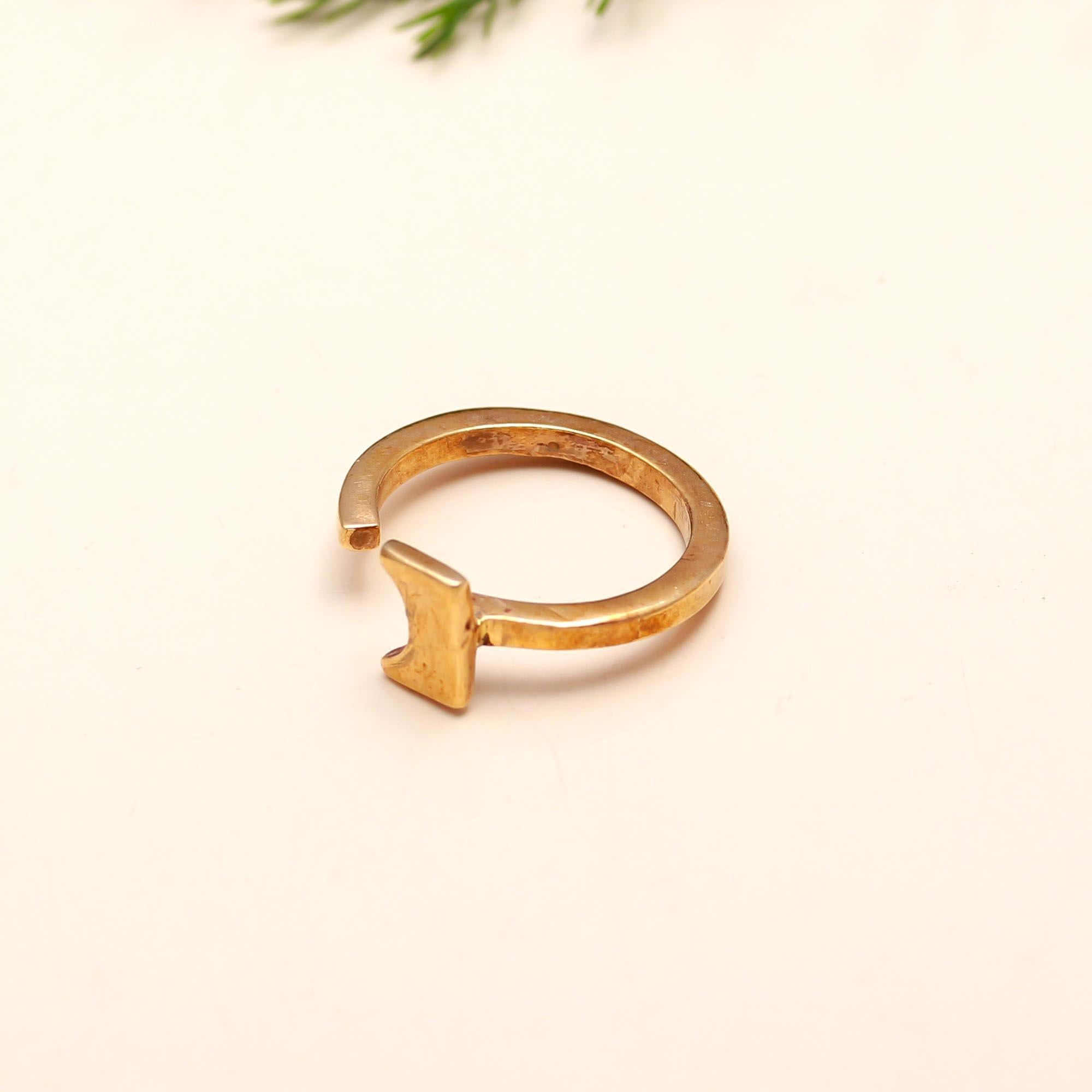 925 Silver Bar Open Ring