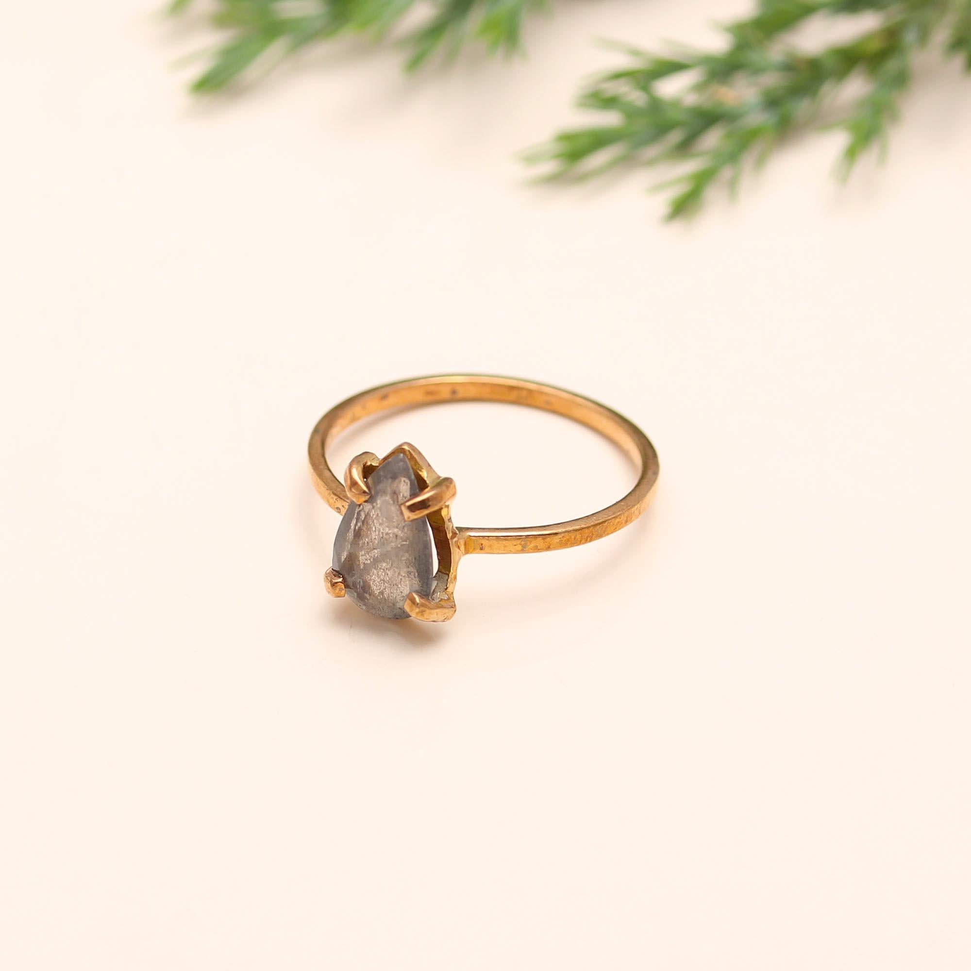 925 Silver Labradorite Ring