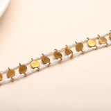 925 Silver White Beaded Bracelet