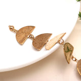 925 Silver Half-Moon Link Bracelet