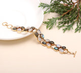 925 Silver Double Row Bracelet