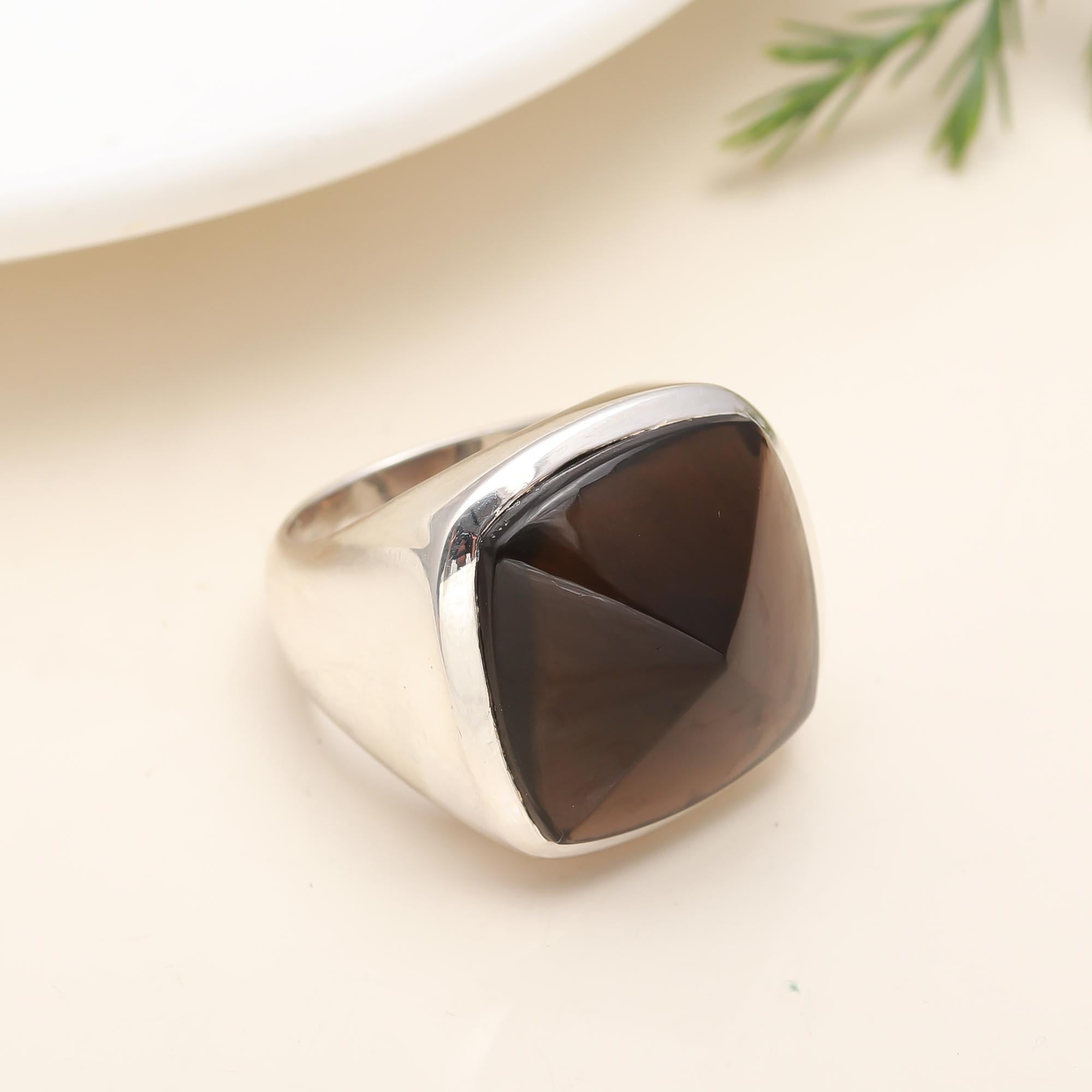 925 Silver Black Onyx Ring