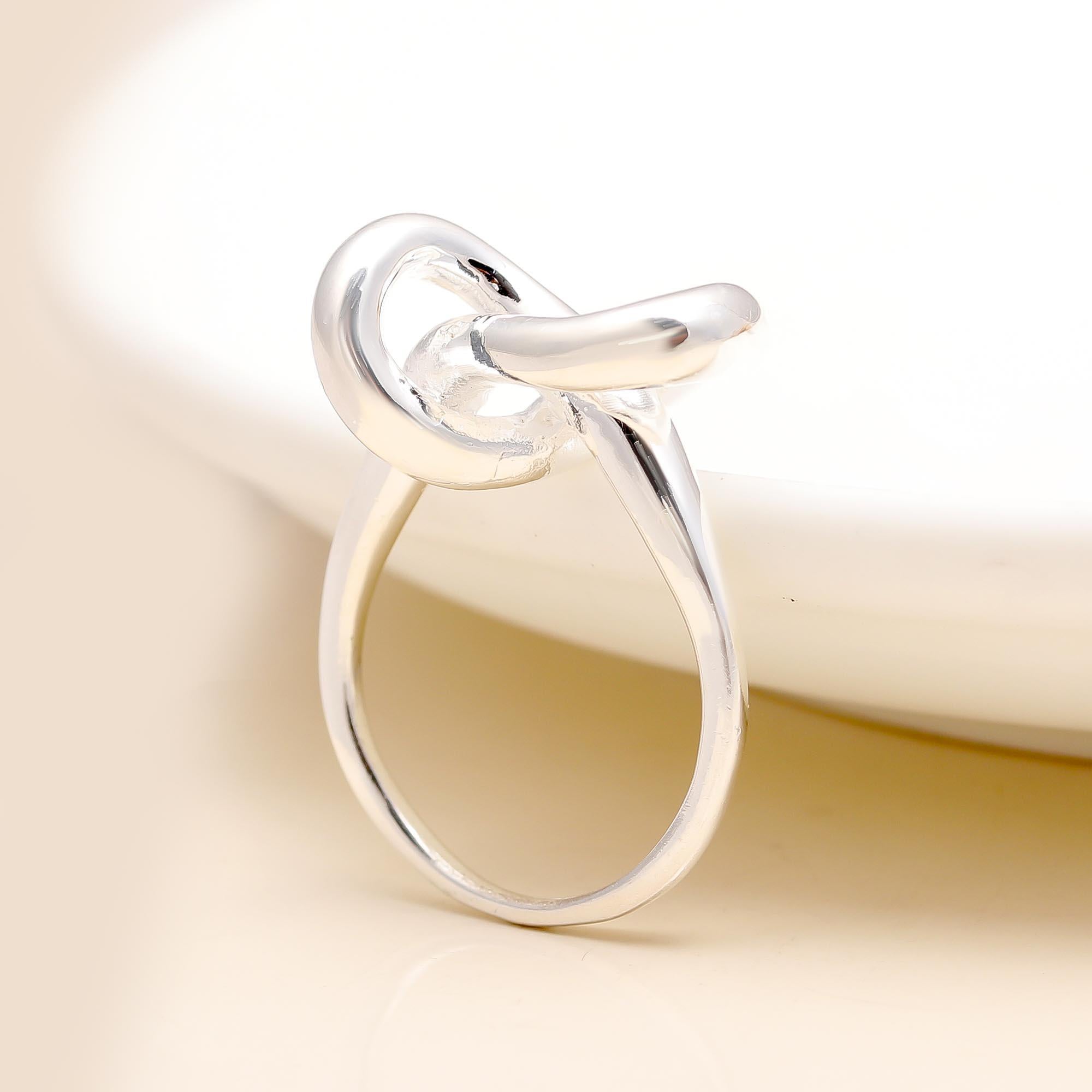 925 Silver Infinity Knot Ring