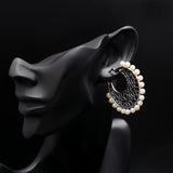 925 Silver Filigree Hoop Earrings