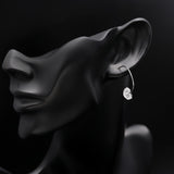 925 Silver Herkimer Quartz Hoop Earrings