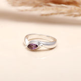 925 Silver Amethyst Ring