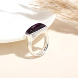 925 Silver Amethyst Ring