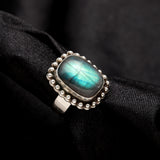 925 Silver Labradorite Ring