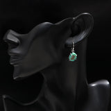 925 Silver Turquoise Dangle Earrings