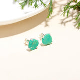 925 Silver Turquoise Stud Earrings