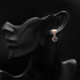 925 Sterling Silver Labradorite Stud Earrings