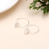 925 Sterling Silver Herkimer Diamond Earring