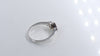 925 Silver Square Garnet Ring