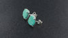 925 Sterling Silver Boho Turquoise Stud Earring with Pushback