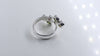 925 Silver Adjustable Peridot, Garnet & Citrine Ring