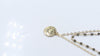 Brass Coin Necklace with Pyrite Gemstone